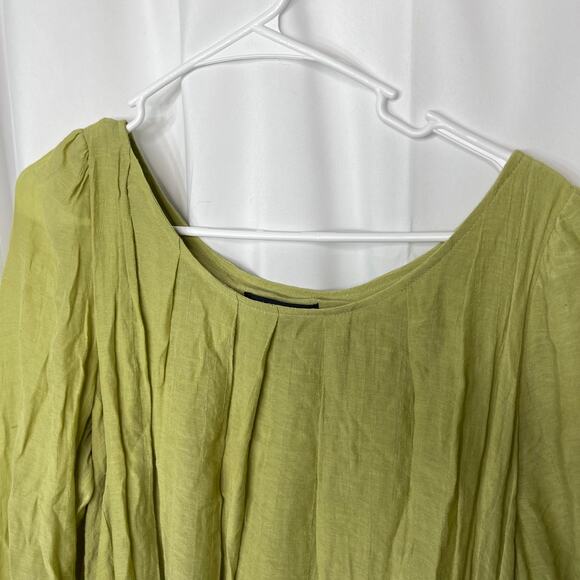 You Know as Pinky tunic dress top women's large chartreuse green size large - Picture 3 of 16